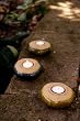 Set of 3 "I Love You, I Hear You, I Know You" Seeds of Faith: Love Letters from God Message Stones Tea Light Holders
