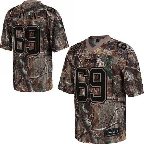 Minnesota Vikings 69# Allen Realtree Football Jersey Size 48-56 Free Ship
