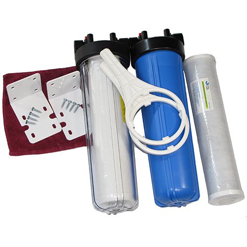 4.5 X 20 Whole House Chlorine Water Filter System PWF4520CBDS by Kem