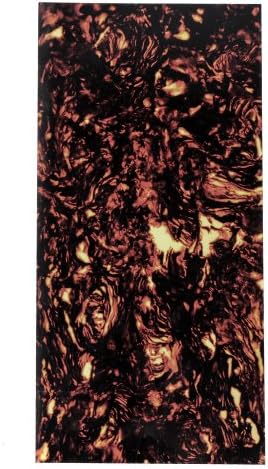 1pc Flame Celluloid Guitar Head Veneer Shell 1.5mm Thick Guitar Parts