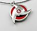 Girl&boy's Necklace Naruto Itachi Uchiha Sya Rin Gan Necklace Fashion Necklace Girl&boy's Gifts