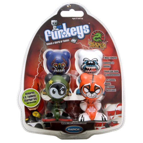 Childrens Toyshop  Toys : Mattel Radica Funkeys Hidden Realm 4 Pack