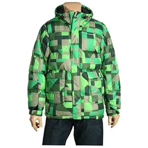 Columbia Git Down Puffy Parka Jacket Green