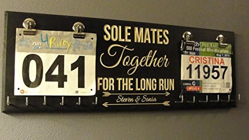 Sole Mates Bib Display, Running Bib Holder, Running Medal Holder, Racing Medal Holder, Bib Holder, Bib Hanger, Racing Bib Holder,