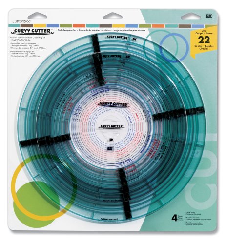 Ek Success EKCC04 Curvy Cutter Circles Template 