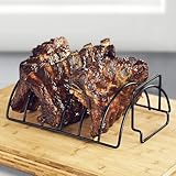 Charcoal Companion Non-Stick Reversible Roasting / Rib Rack