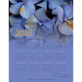 Donald Verger 2012 Year At-a-glance 11x14 Poster Photography Calendar Vivid Violet Flowers (Flowers) ~ Donald Verger Photography