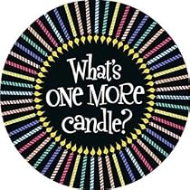 One More Candle Large Cutout