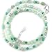  : STERLING SILVER AMAZONITE AQUAMARINE TURQUOISE BEADED NECKLACE BY SAJEN 18