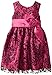 Jayne Copeland Little Girls' Flock Mesh Floral Overlay
