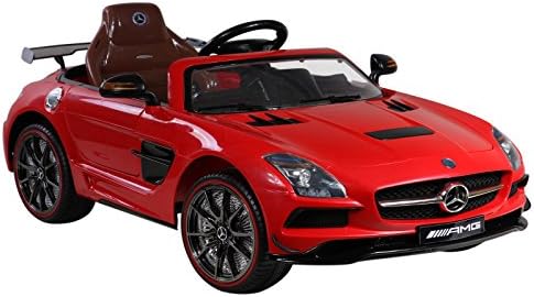 Licensed Mercedes Benz SLS AMG 12V Kids Battery Powered Ride On Car - Red