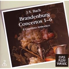 J. S. Bach : Concertos Brandebourgeois, n� 1 � 6