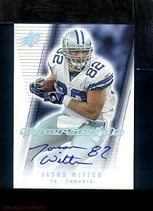 N1) 2006 SPx JASON WITTEN Auto Super Scripts Dallas Cowboys SS-JW Sp - Upper Deck Certified - NFL Autographed Rookie Cards
