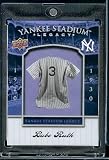 2008 Upper Deck Yankee Stadium Legacy Collection # 1 Babe Ruth - New York Yankees - Limited Edition MLB Baseball Card