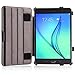 MoKo Samsung Galaxy Tab A 8.0 Case - Slim-Fit Multi-angle Folio Cover Case for Galaxy Tab A 8.0 Tablet SM-T350, With Auto Wake / Sleep and Stylus Pen Loop, BLACK