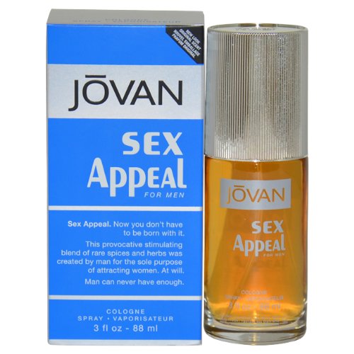 Jovan Sex Appeal by Jovan for Men - 3 Ounce EDC Spray