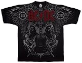 Liquid Blue Mens Acdc Angus Duo Short Sleeve Tee
