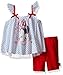Disney Baby Girls' Minnie Mouse Bike Short Set with Flutter Sleeves