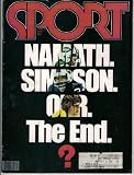 Joe Namath, OJ Simpson, Bobby Orr (Sport Magazine) (March 1977) (New York Jets) (Buffalo Bills) (Boston Bruins)