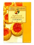Simply Indulgent Gourmet Apricot Amaretto Thumbprint Cookies, 7-Ounce Boxes (Pack of 12)
