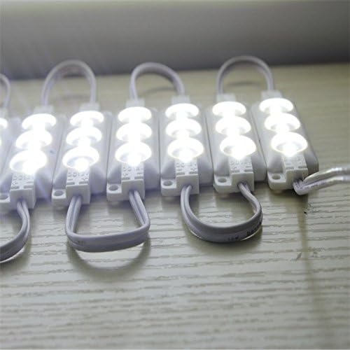 20pcs/lot Cold White 5630 3led/pcs Injection Led Module Waterproof Ip65 12v,120degree, 1.5w
