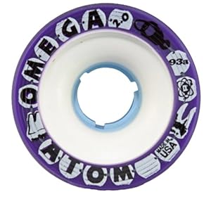 Atom Omega Purple Wheels - Atom Omega 2.0 Wheels - Derby Skate Wheels