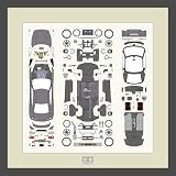 パーツパネルコレクション No.10 1/24 NISSAN GT-R ダークメタルグレー パーツパネル