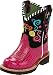Ariat Showaby Fiesta Western Boot (Toddler/Little Kid/Big Kid),Pink Gator Print/Black,3.5 M US Big Kid
