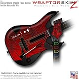 Spider Web Skin fits Band Hero, Guitar Hero 5 & World Tour Guitars for Nint ....