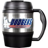 MLB Los Angeles Dodgers 52-Ounce Stainless Steel Macho Travel Mug with Bottle Opener