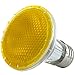 Sunlite 25065-SU 50PAR20/HAL/FL/Y 50-watt, Halogen PAR20 Reflector Bulb, Yellow