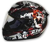 TS-41 #7 -Matte Screaming Skull Snell Approved Full Face