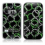 Green Loops Design Protector Skin Decal Sticker for Apple 3G iPhone / iPhone 3GS 3G S