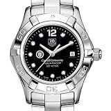 TAG HEUER watch:Cornell University TAG Heuer Watch - Women?s Steel Aquaracer with Black Diamond Dial at M.LaHart