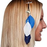 San Diego Chargers Fan Feather Hair Clip