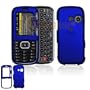 Dark Blue Rubber Feel Snap-On Cover Hard Case Cell Phone Protector for LG Rumor2 LX265 / Cosmos VN250