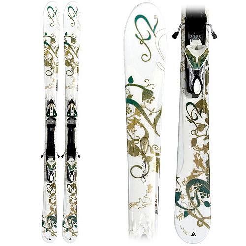 K2 T9 Tough Luv Womens Skis with Marker M1 11.0 TC Bindings - 153cm
