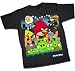 Angry Birds Angriest Attack Juvy Boys Black T-shirt