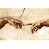 Posters: Michelangelo Buonarroti Poster - The Creation Of Adam (Hands) (36 x 24 inches)
