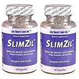 2 SlimZil Acai Fat Burner Weight Loss Formula Nice Energy, High potency for Fat Burning 120 Capsules includes Acai Hoodia and Green Tea