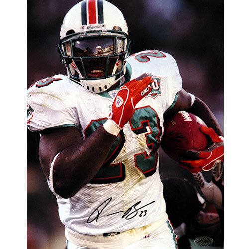 Mounted Memories Miami Dolphins Ronnie Brown Autographed 8x10 Photo