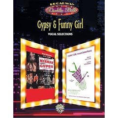 GYPSY und FUNNY GIRL Vocal Selections Songbbok piano/vocal/guitar mit Bleistift -- Die beliebtesten Songs aus den beiden Broadway-Musicals arrangiert f�r Klavier, Gesang und Gitarre (Noten/sheet music)