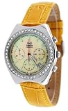 CITIZEN Watch:Q/Q Superior #K680J322 Women's Crystal Accented Chronograph Watch