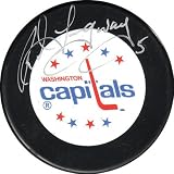 Rod Langway Washington Capitals Autographed Hockey Puck