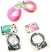 Tantrica Pink Furry Metal Handcuffs Bondage Cuffs Collection