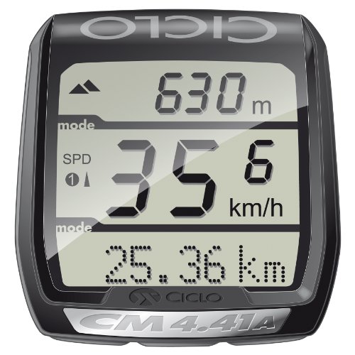  Ciclosport CM 4.41 A HR altimètre noir Compteur velo sans fil
