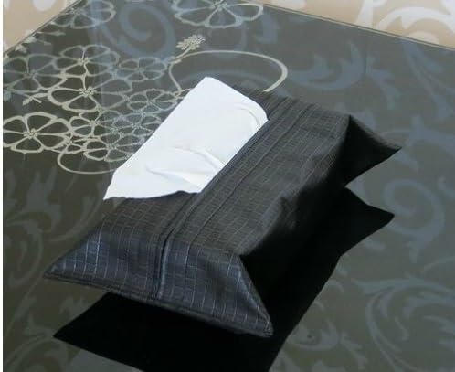 Black Modern Fabrics Tissue Box Cover