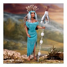 Cindy McClure's Fantasy Maiden Porcelain Doll: Crystals Of Honor For The Chief by The... by The Ashton-Drake Galleries