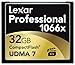 Lexar Professional 1066x 32GB CompactFlash card LCF32GCRBNA10662 - 2 Pack