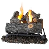 18" Convert-To-Gel Log Set for Traditional Fireplaces - Oak